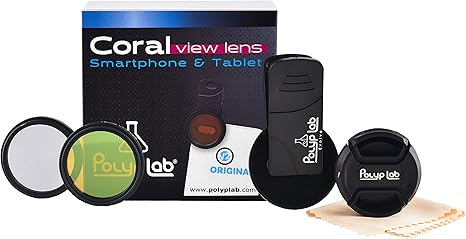 Polyp Lab V2 Coral View Lens (fits multi lens phones)